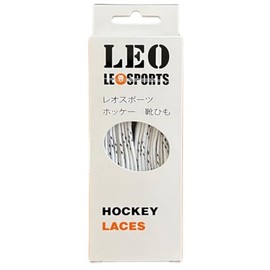 LEO SPORTS Ice Hockey Shoelaces in 6 Sizes - Choose from Wax (Unwaxed, 120")