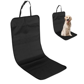 Tweozek Car Seat Cover for Dogs Front, Waterproof Black Single Car Seat Cove ScratchProof Nonslip Universal Seat Cover for Dogs Easy to Install Perfect for Any Cars (Black)