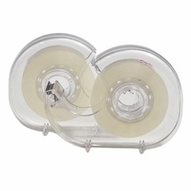Tape Roll with Dispenser 2 Pack – Clear Sticky Tape with Built-in Cutter – Ideal for Gift Wrapping, Office, Arts & Crafts