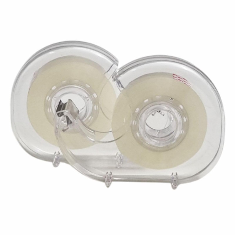 Tape Roll with Dispenser 2 Pack – Clear Sticky Tape