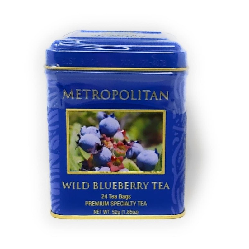 Wild Blueberry Black Tea by Metropolitan 24 Bags in Decorative