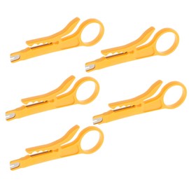 5 PCS Yellow Wire Stripper IDC Insertion Tool Punch Down UTP Cable Cutter Stripper Tool