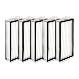 (5 Stück) Q5 Max+ Ultra Ersatz-HEPA-Filter Kompatibel mit Roborock Q5 Max+, Q5 Pro, Q5 Pro+, Q8 Max, Q8 Max+, Q7, Q7+, Q7 Max, Q7 Max+, Q5 Duoroller+ Saugroboter, Filter-Zubehör-Set