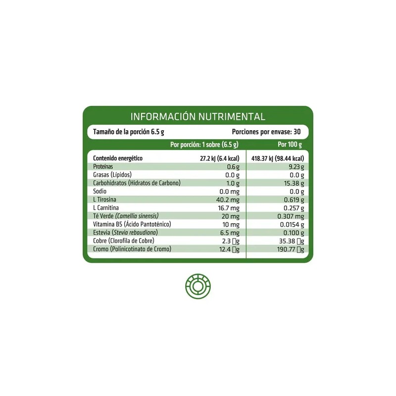 Healthaddiction Shot T-Green Termogénico Thermogenic Powder with Green Tea, L-Carnitine,