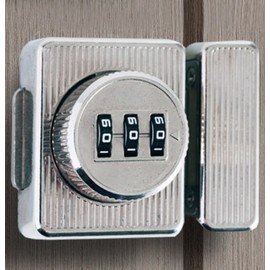 Door Security Latch Lock (Number Lock, Silver) DP72967 2ea