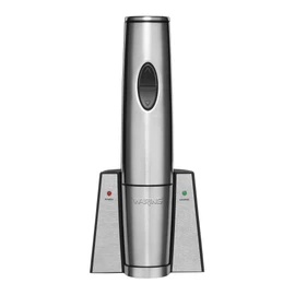 Waring Commercial WWO120 Portable Electric Wine Bottle Opener with Recharging Station,Silver