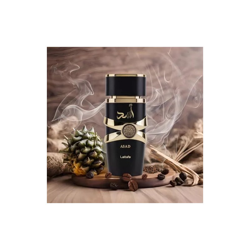 Lattafa Asad Vanilla Fragrance 3.4 Oz Unisex Long Lasting Perfume