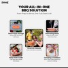 XL Collapsible BBQ Prep Tub with Cutting Board & Drain