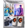 OROW PC Speakers, Mini Computer Speaker for PC with Bass