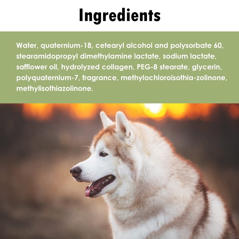 EfaLyt Pet Shampoo and Cream Rinse Set, Hypoallergenic Formula with