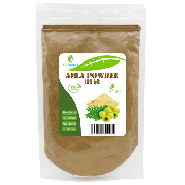Amla Powder (Amla Powder) - 100 g - Fights Hair Loss, Dandruff and Premature Greying