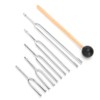 128Hz256Hz512Hz1024Hz2048HZ Aluminum Alloy Tuning Fork Sound Healing Therapy Tool Set