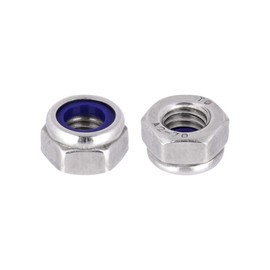 Locking Nuts DIN 985 Stainless Steel Nuts Stop Nuts Clamping Nuts Self-Locking Nuts Hex Nuts Low Shape