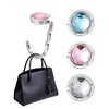 OAAO 3 Pcs Table Handbag Holder, Metal Bag Hook, Anti-Strangle