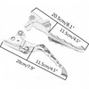 1Pair CNC Brake Clutch Levers Compatible with Harley Touring and