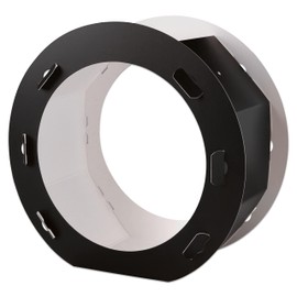 Folia Round Lantern Blanks Pack of 5 Black