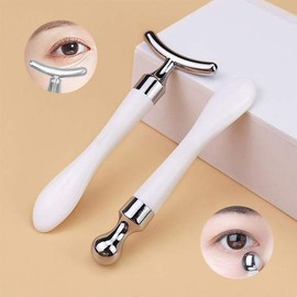Owner Clan Skincare Spatula and Eye Gua Sha Massage Stick 2-Piece Set / 스킨케어 스파츌라 겸용 눈괄사 마사지스틱 2종 세트