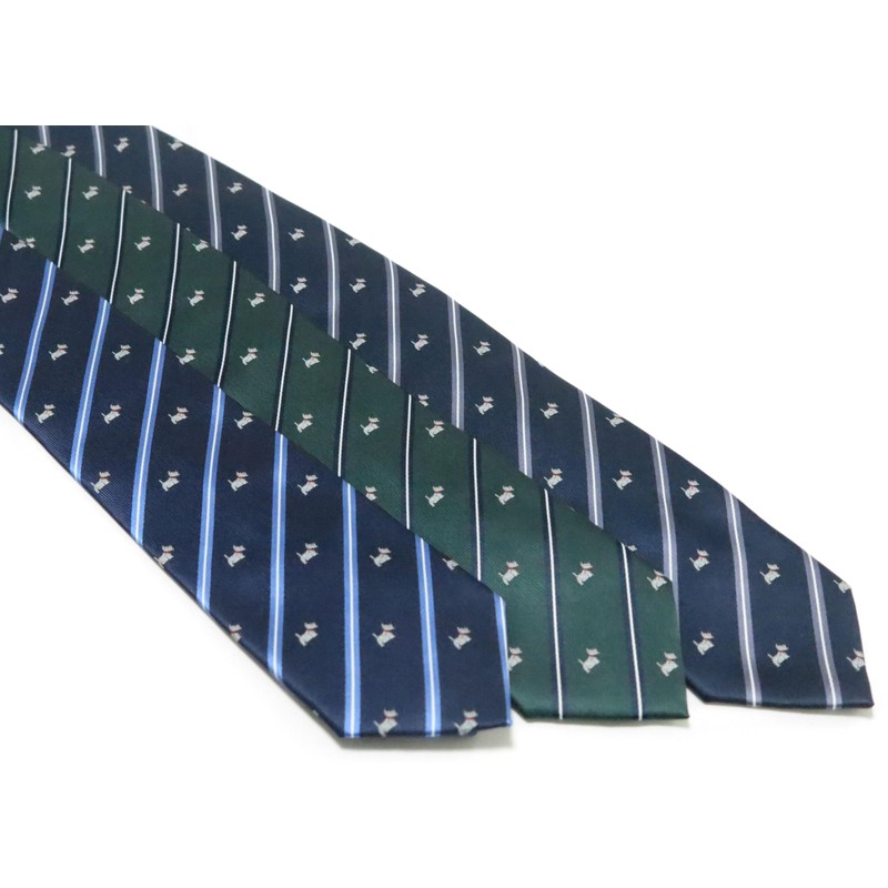 [Ganji] Men's Business Woven Jacquard Motif Pattern Tie Dog Pattern