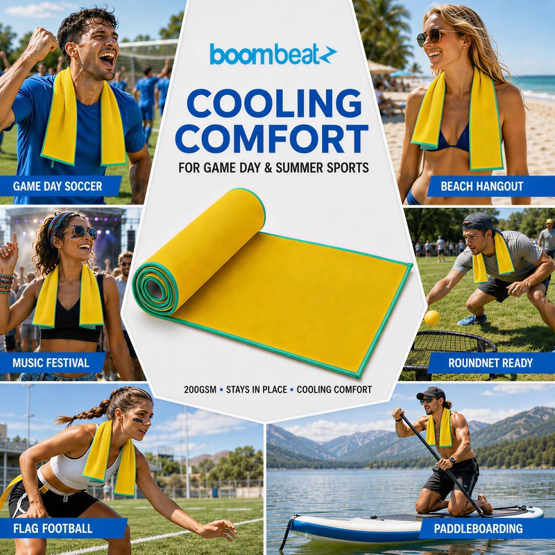 Cooling Towel 200GSM - Sports Neck Wrap (Brazil)