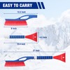 WORKPRO 27" Snow Brush and Ice Scraper for Car Windshield,