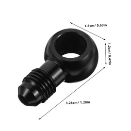 Mikinona Banjo Bolt Fitting for Car Replacement for Banjo Connector Aluminum Alloy Construction