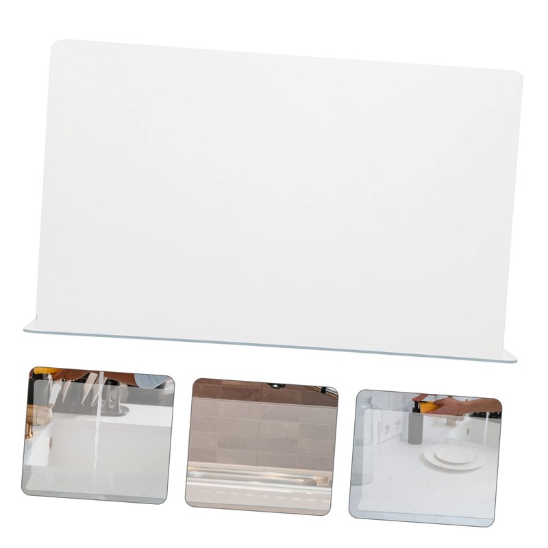 WOONEKY Shower Tub Splash Guard Bathtub Splashing Guard Bathroom Accessory
