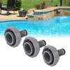 3Pcs P6H1419 Drain Valve, Drainage Adapter Pool Hose Adapter Drain
