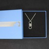 ERG SILVER NECKLACE (925 Sterling Silver) Size (49cm)