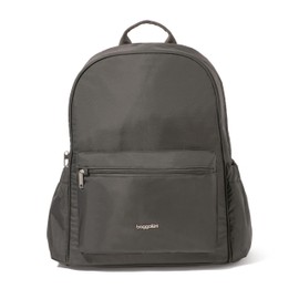Baggallini Securtex Anti-Theft Laptop Backpack, Charcoal