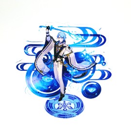 Genshin Impact Stand Figure,Game Acrylic Ornaments Stand Model Collections Peripheral,Table Decoration… (Ayato)