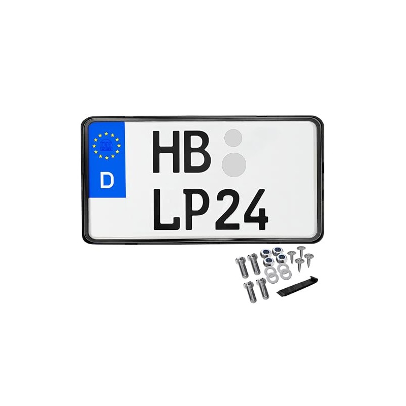 License Plate Holder 240 x 130 Light Motorcycle License Plate