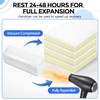 Sieral 4 Pack 18"x18"x2" Chair Foam Cushion Replacement, Upholstery Foam