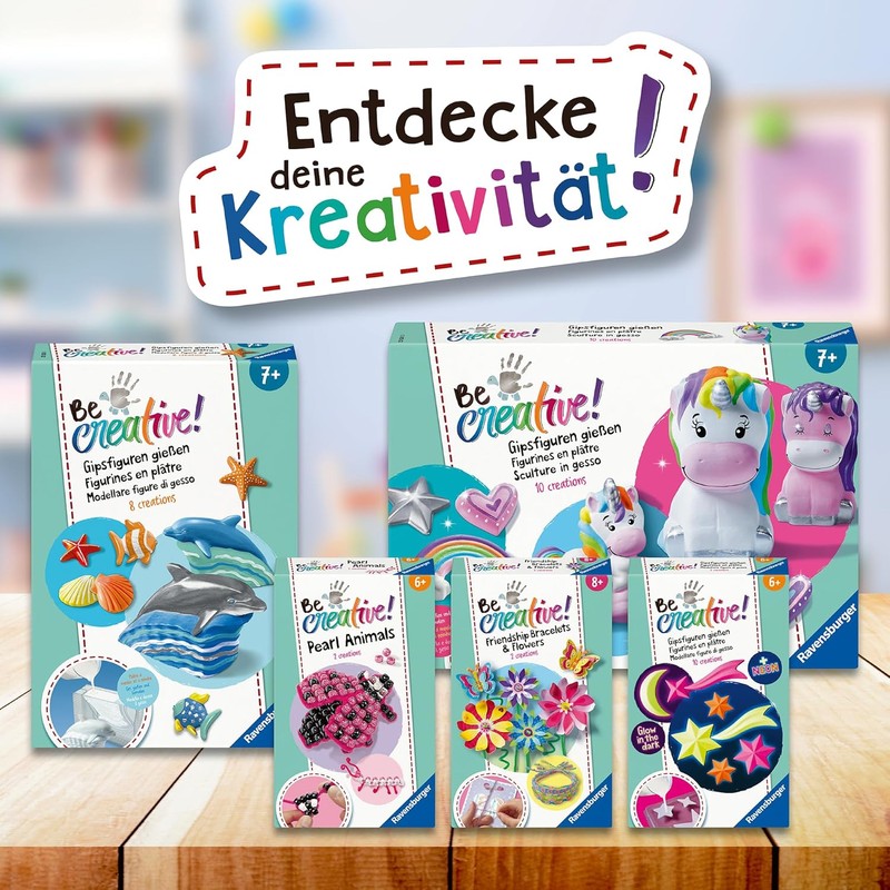 Ravensburger BeCreative 25539 Perlentier Marienkäfer, DIY für Kinder ab 6