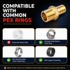 Pex Crimp Fitting, 6 Pack, 1/2" male Adapter, F1807 C46500