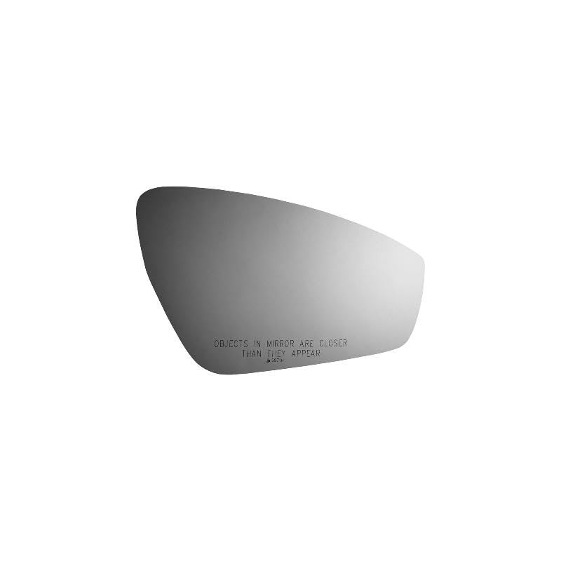 Passenger Side Replacement Heated Mirror Glass No Rear Mount, Compatible