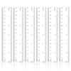 Set of 6 rulers, ruler, 15 cm rulers, coloured primary