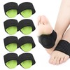 TSHAOUN 4 Pair Arch Support，Compression Cushioned Plantar Fasciitis Support，Relief Plantar