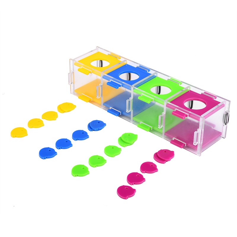 Colorful Parrot Toys Interesting Birds Intelligence Training Interactive Playing Puzzle