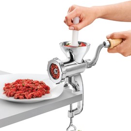 Metaltex Meat Grinder, Aluminium, Silber, 10 x 14 x 26.5 cm