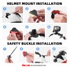 BRDRC Flexible Adhesive Mount for Insta360, 3 Packs Helmet Sticky