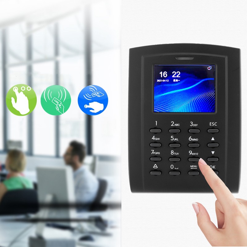 2.4in Access Control Machine TCP/IP Password Card Attendance Checking Wiegand26