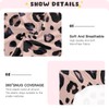 Leopard Print Cheetah Pink Crib Sheets Stretchy Portable Sheets for