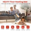 70 sqft HEATIT Warmmat Electric Radiant Self-adhesive Floor Heat Heating