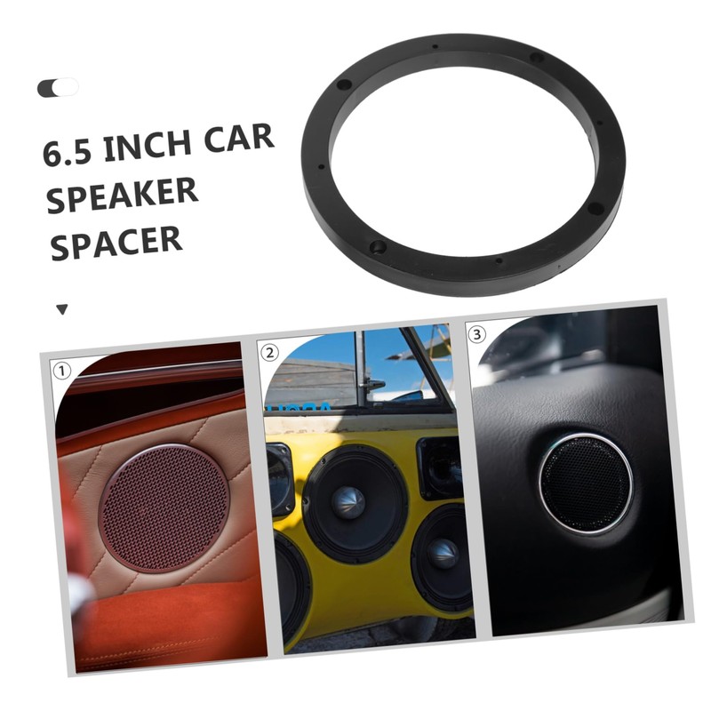 KONTONTY Speaker Spacer 6.5 Plastic Spacer Rings for Car Speakers