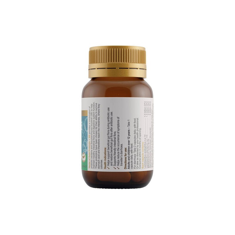 Herbs Of Gold Probiotic + Sb 30 Vege Capsules