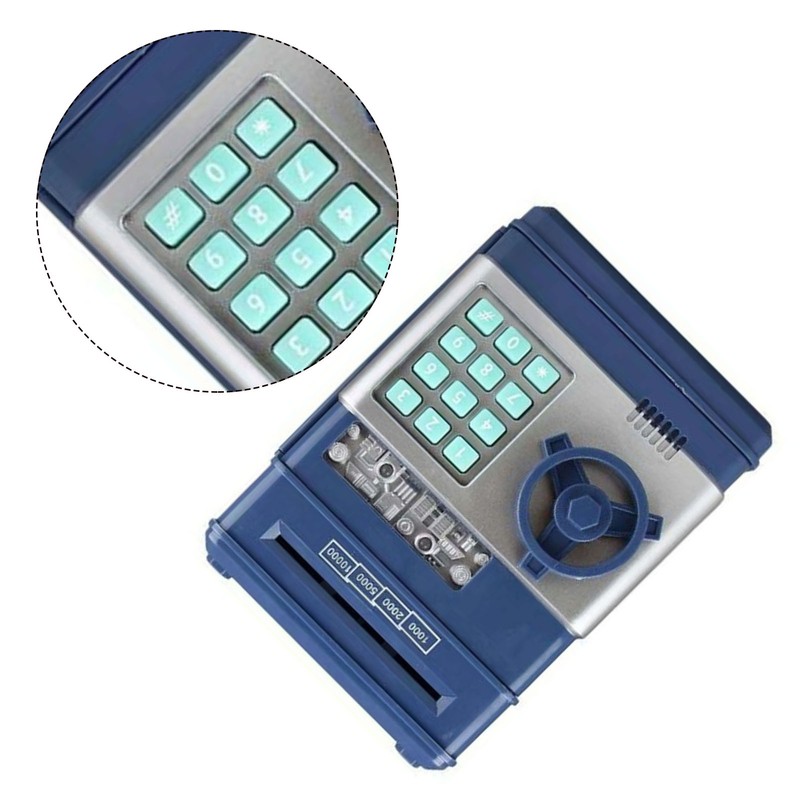 ATM Piggy Bank Password Electronic Money Saving Coin Bank Toy
