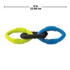 Nerf Dog Triple Ring Rubber Rope Tug Toy, Small