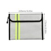 YunBey Fireproof Bag Fireproof Document Bag Fireproof Waterproof Money Bag