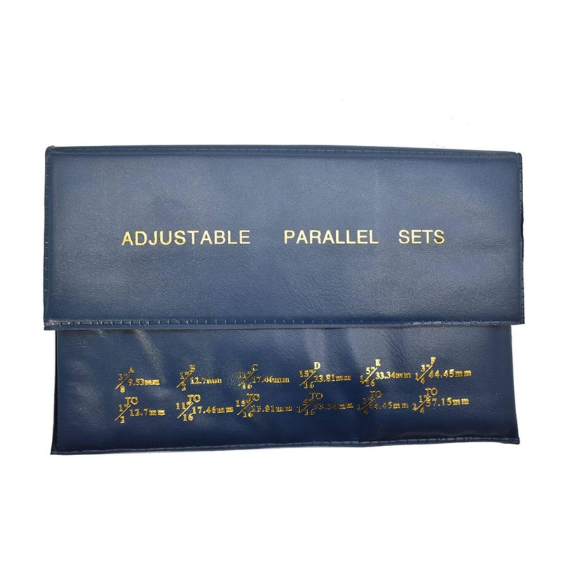 TJHSM 6Pcs Adjustable Parallel Set 3/8-2-1/4 Industrial Tools Hardened Steel