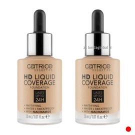 Catrice 캐트리스 커버 파운데이션 30ml 032 누드베이지 X2 Catris Cover Foundation 30ml 032 Nude Beige X2
